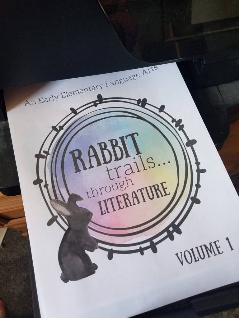 rabbit trails through literature, rabbit trails, rabbit trails curriculum, homeschool curriculum, literature, language arts, elementary homeschool, elementary homeschool curriculum, unit studies, hope in the chaos