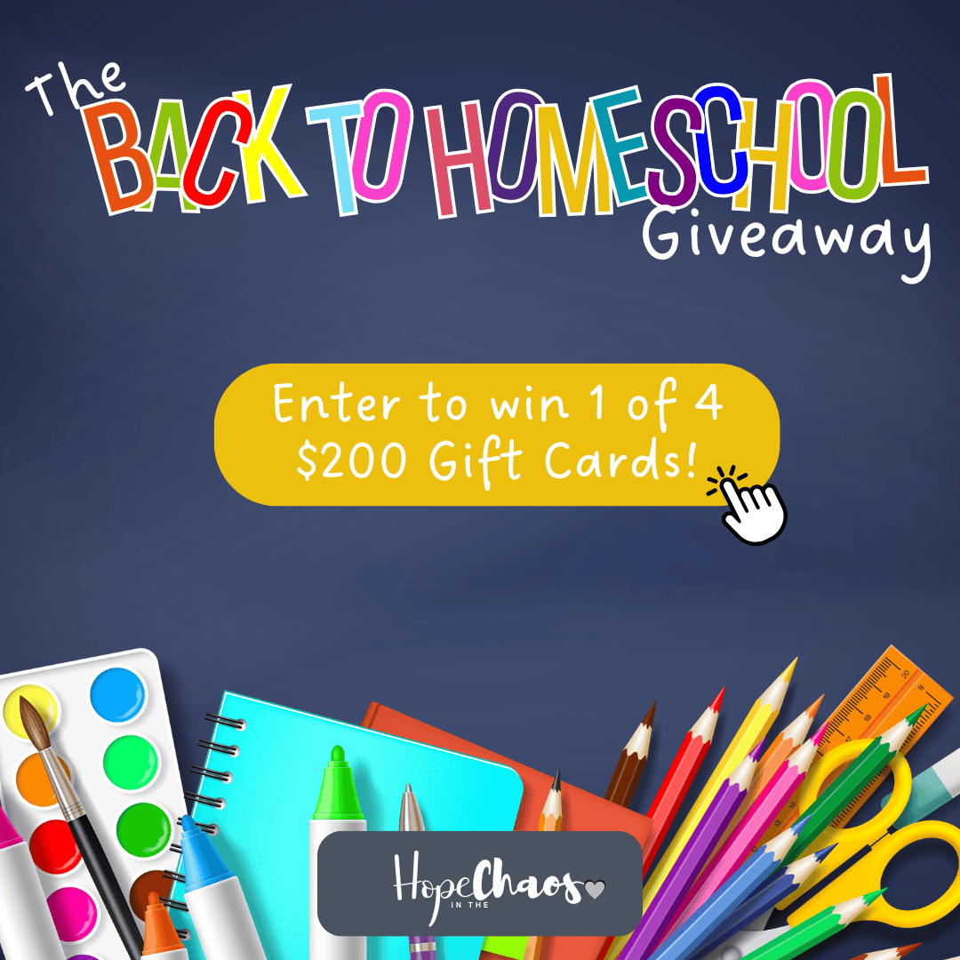 The 2nd Annual Back to Homeschool Giveaway Is Here! Win Your Share of $800 + Get a FREE Homeschool Resource Guide