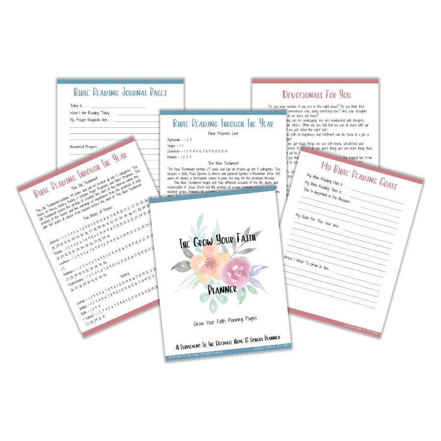 faith, grow your faith, grow your faith planner, bible reading