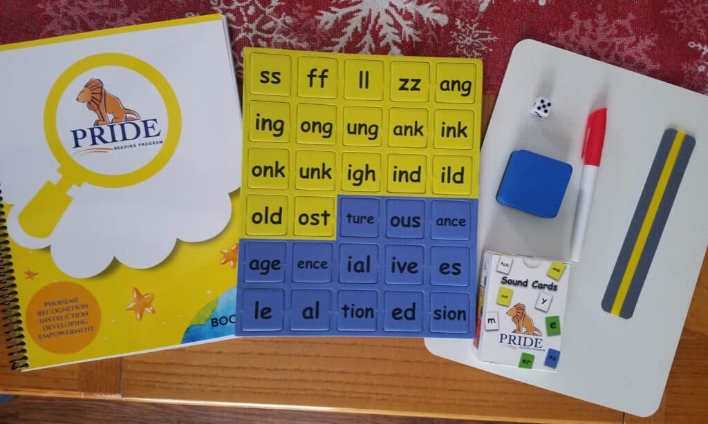 reading curriculum, pride reading kit, pride reading yellow program, 