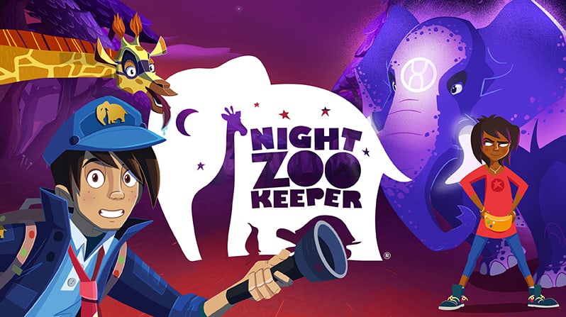 night zookeeper, online language arts, homeschool language arts