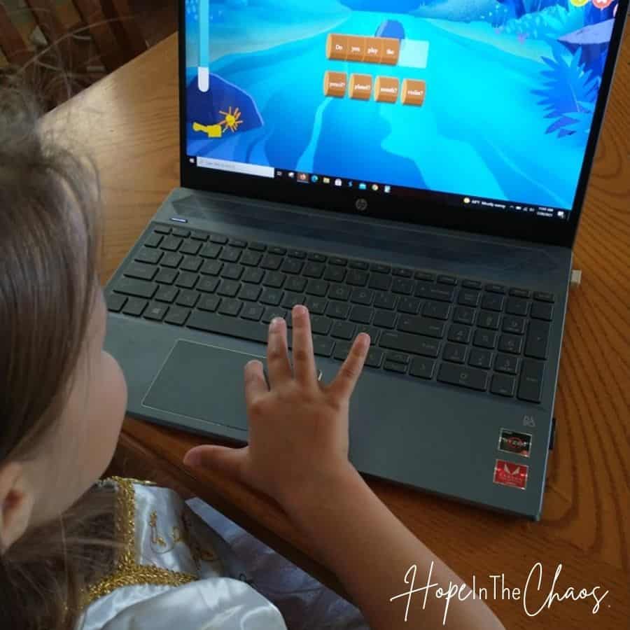 night zookeeper, online language arts, homeschool language arts