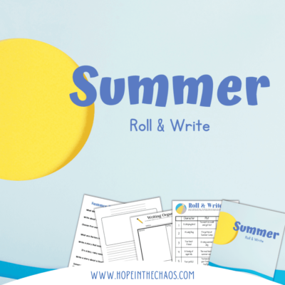 Summer Roll & Write