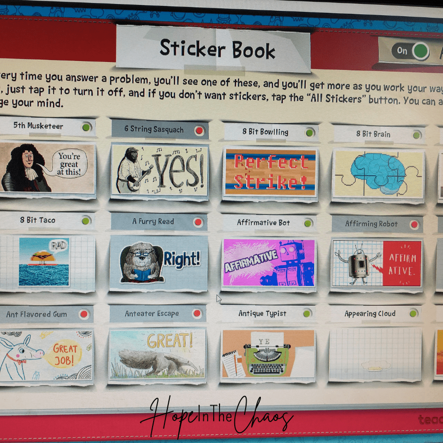 sticker book inside teaching textbooks online math curriculum