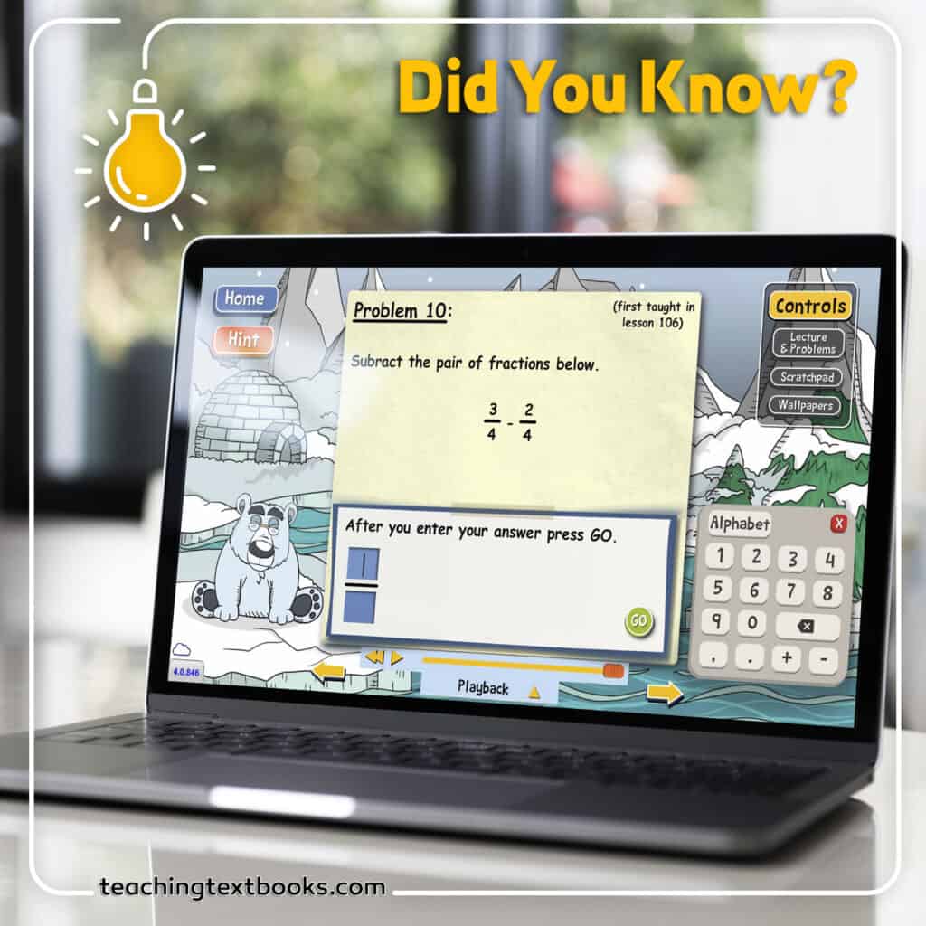 teaching textbooks online math program