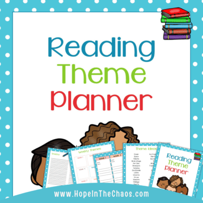 Reading Theme Planner