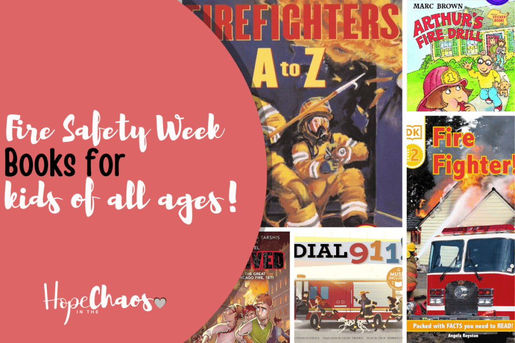 fire safety books for kids, children's fire safety books